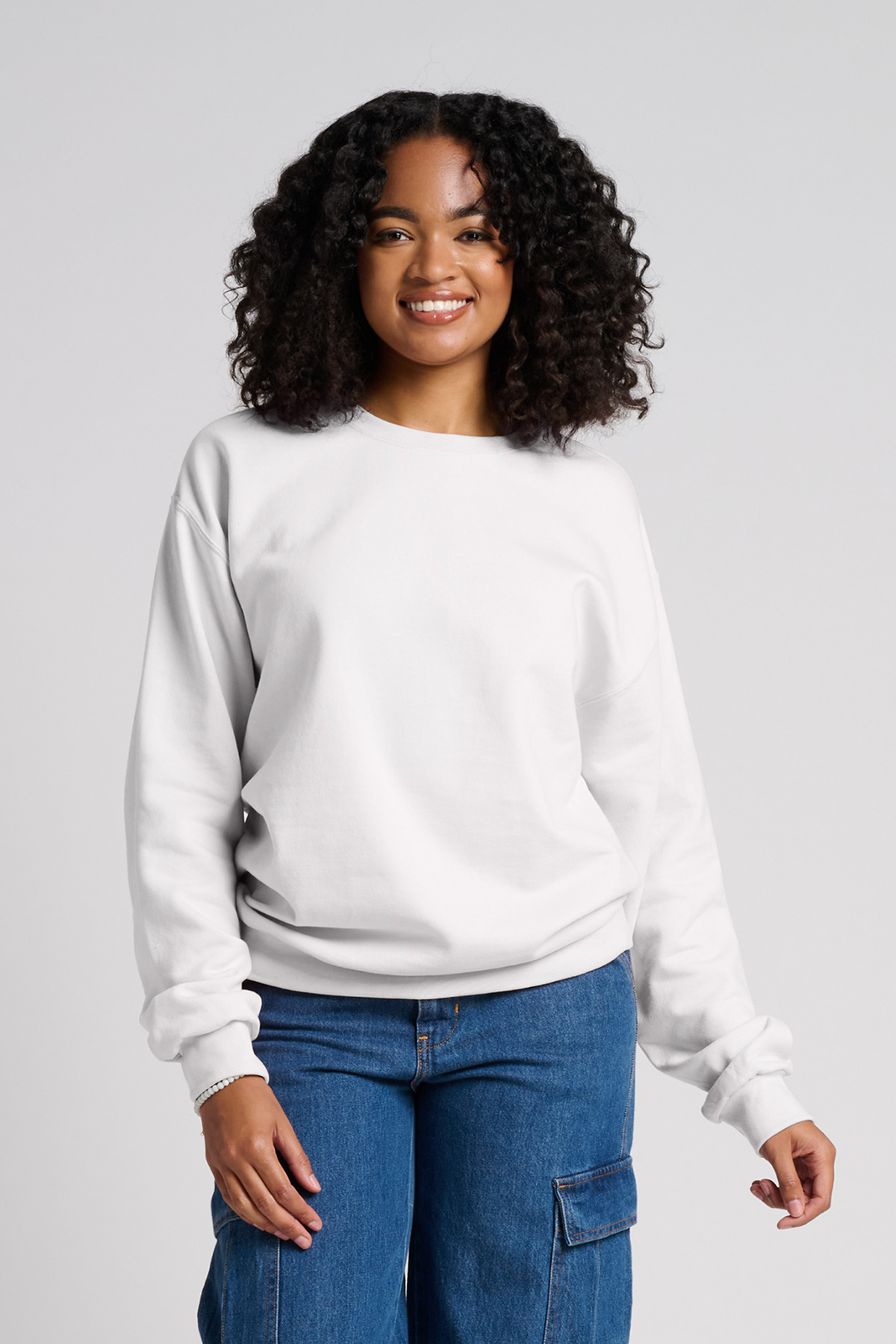 IC48M Jerzees Ultimate Unisex CVC Ring Spun Crewneck Sweatshirt