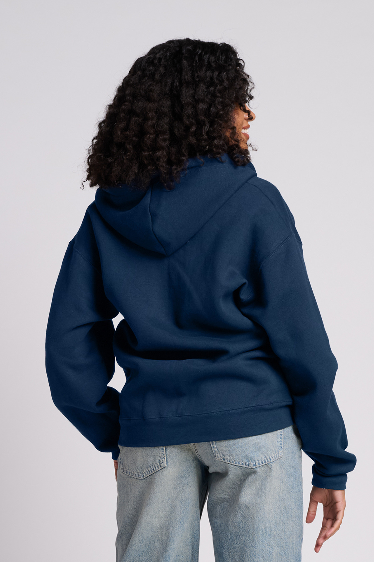 Z12M Jerzees Rugged Unisex Full-Zip Hooded Sweatshirt - Back Image