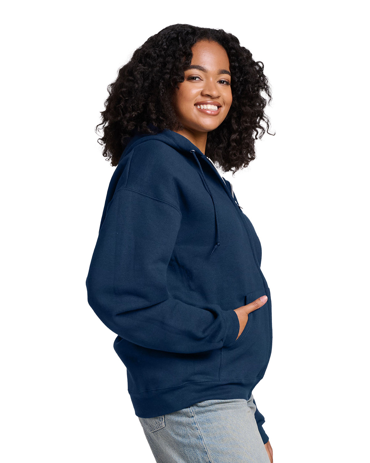 Z12MR Jerzees Unisex Rugged? Full-Zip Hooded Sweatshirt - Siide Image