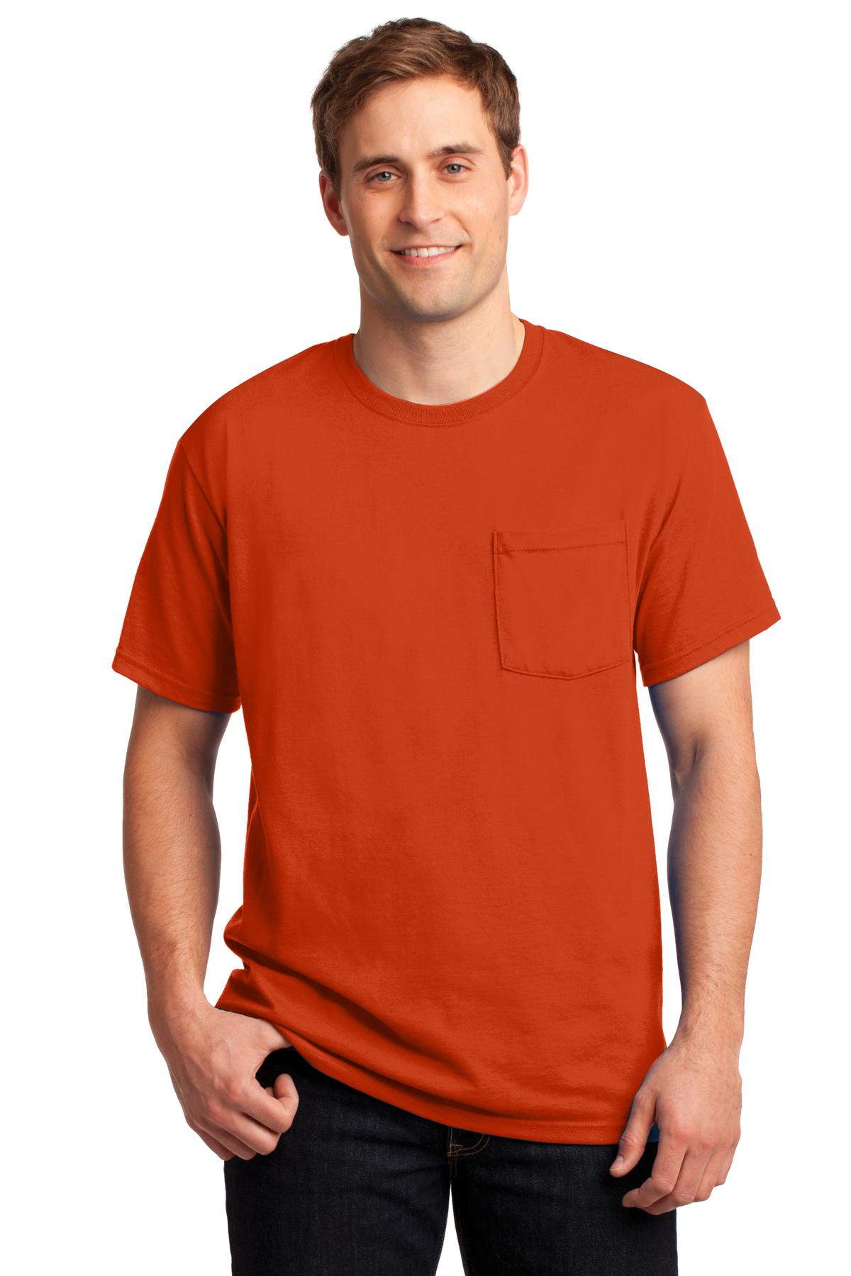 29MP Jerzees - Dri-Power 50/50 Cotton/Poly Pocket T-Shirt. Zoom Image