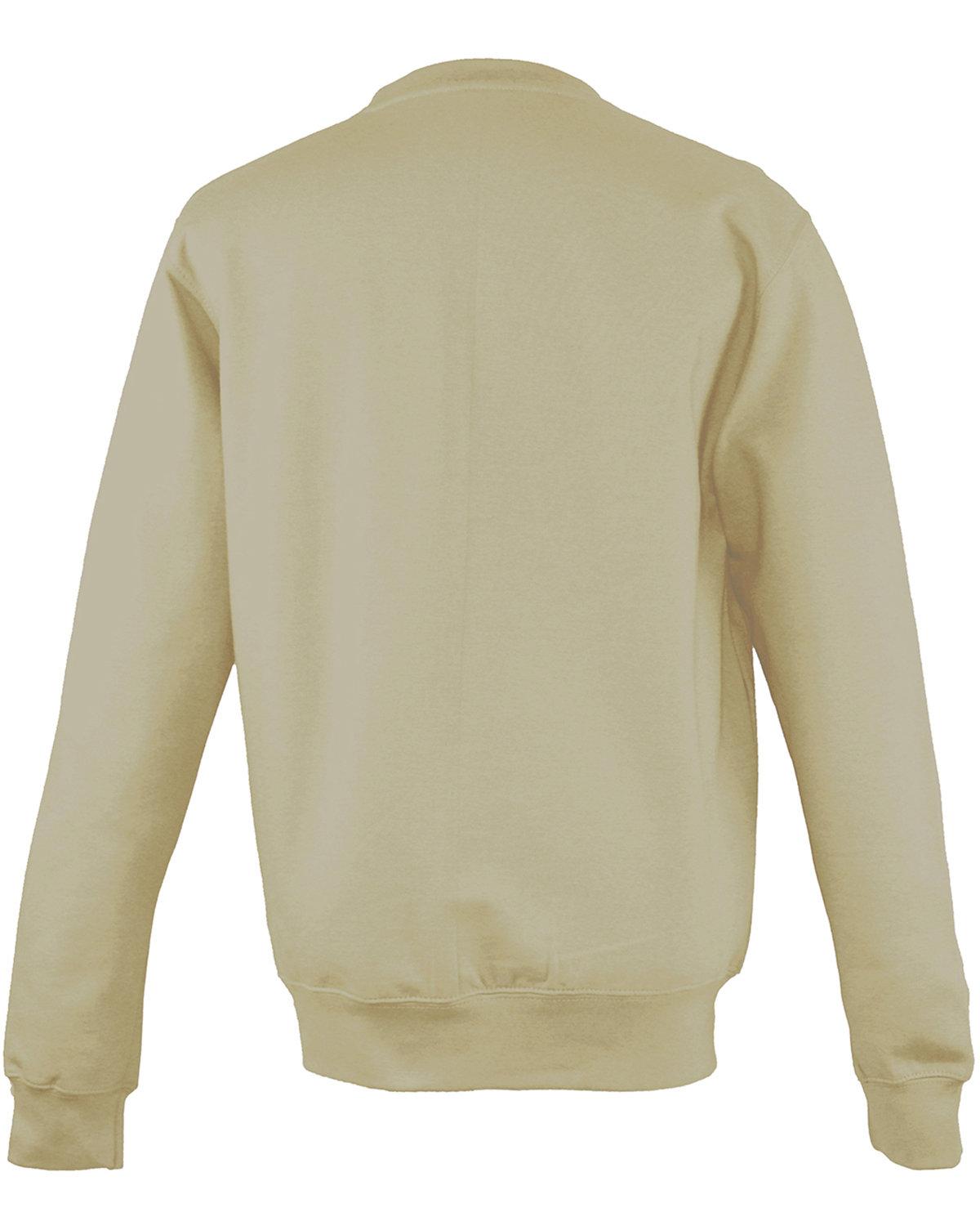 JHA030 Just Hoods By AWDis Adult 80/20 Midweight College Crewneck Sweatshirt - Back Image
