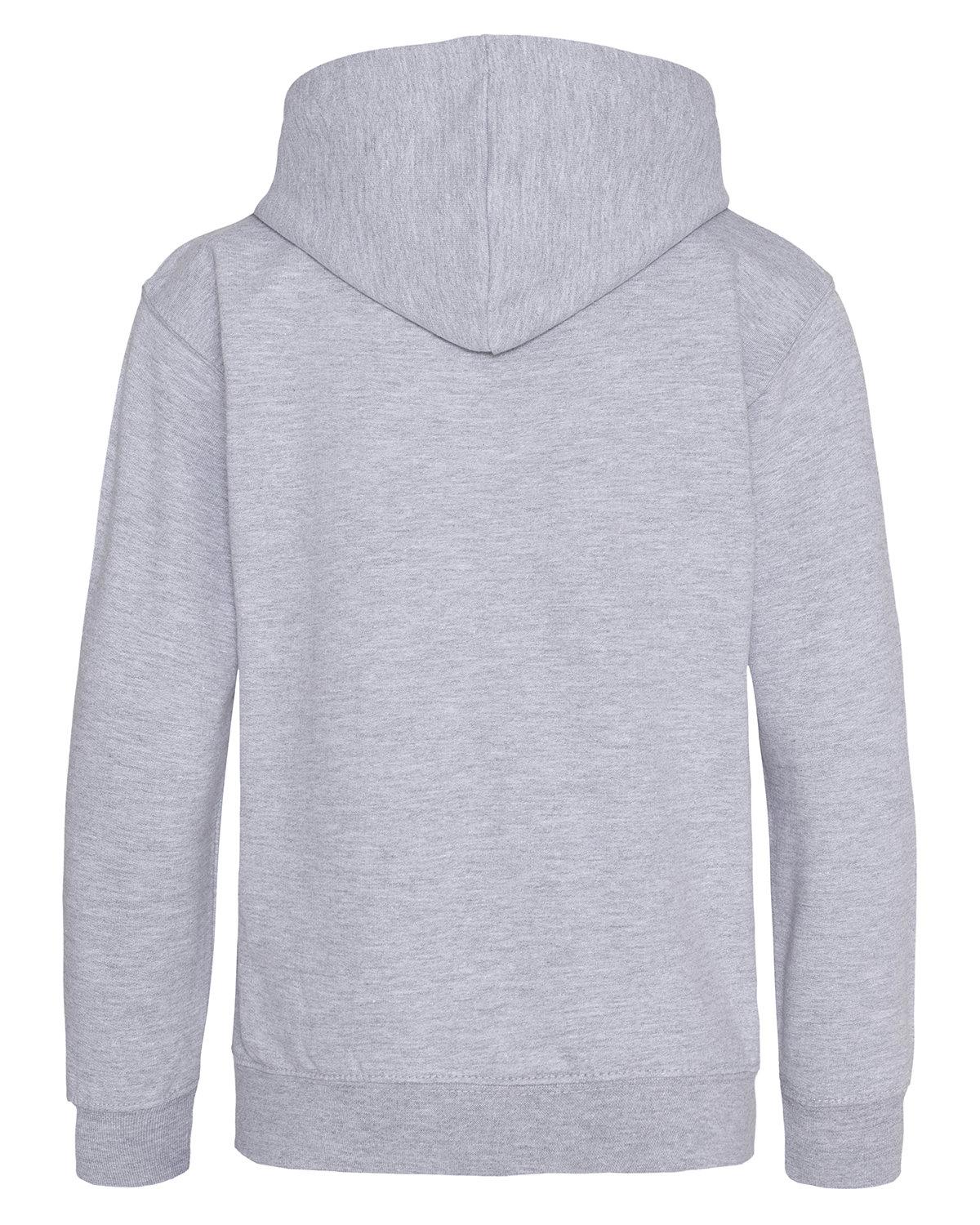 JHY001 Just Hoods By AWDis Youth 80/20 Midweight College Hooded Sweatshirt - Back Image