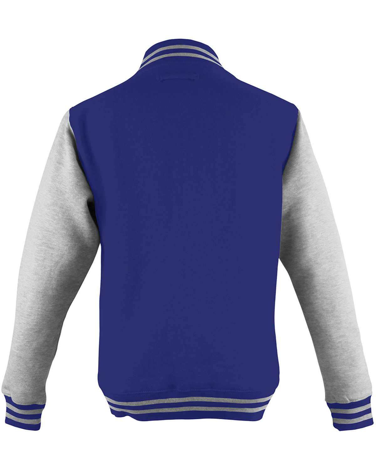 JHY043 Just Hoods By AWDis Youth 80/20 Heavyweight Letterman Jacket - Back Image