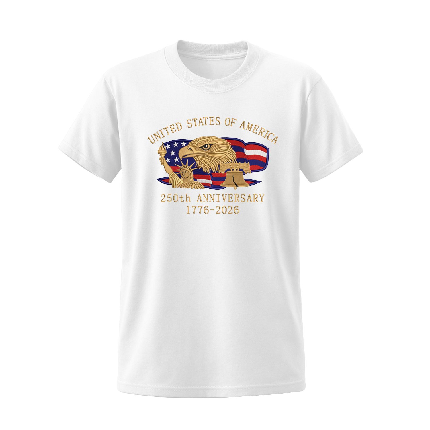 JNG250 USA 250th Anniversary T-Shirt Gold Eagle Edition