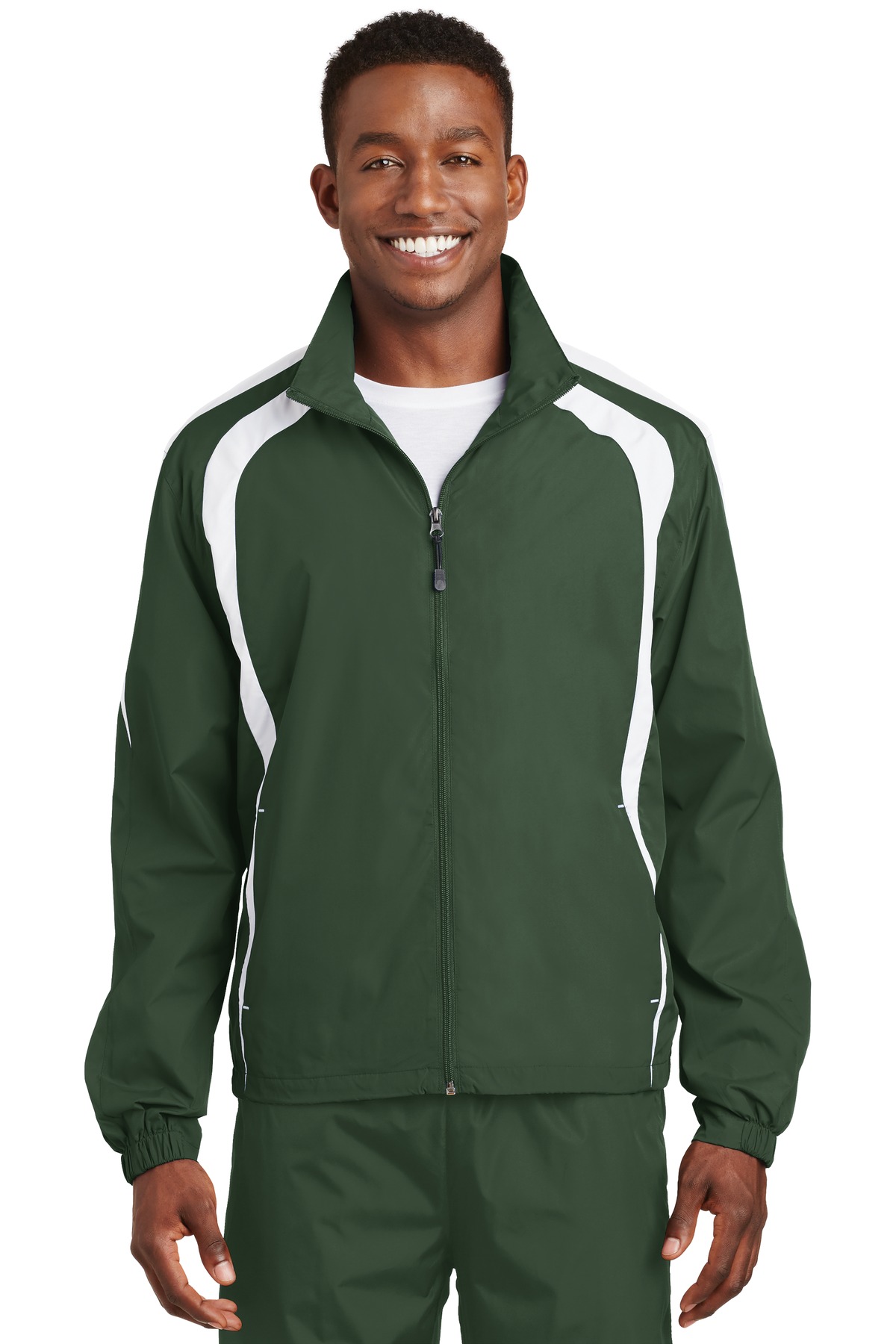 JST60 Sport-Tek Colorblock Raglan Jacket.