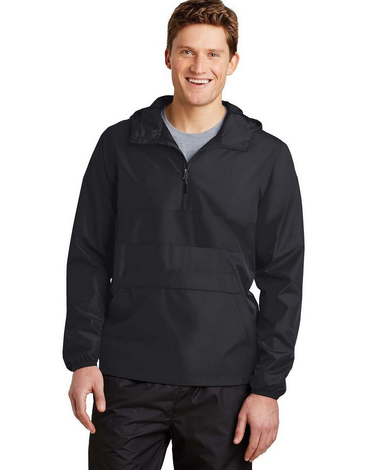 JST65 Sport-Tek Zipped Pocket Anorak JST65 Sport-Tek Zipped Pocket Anorak