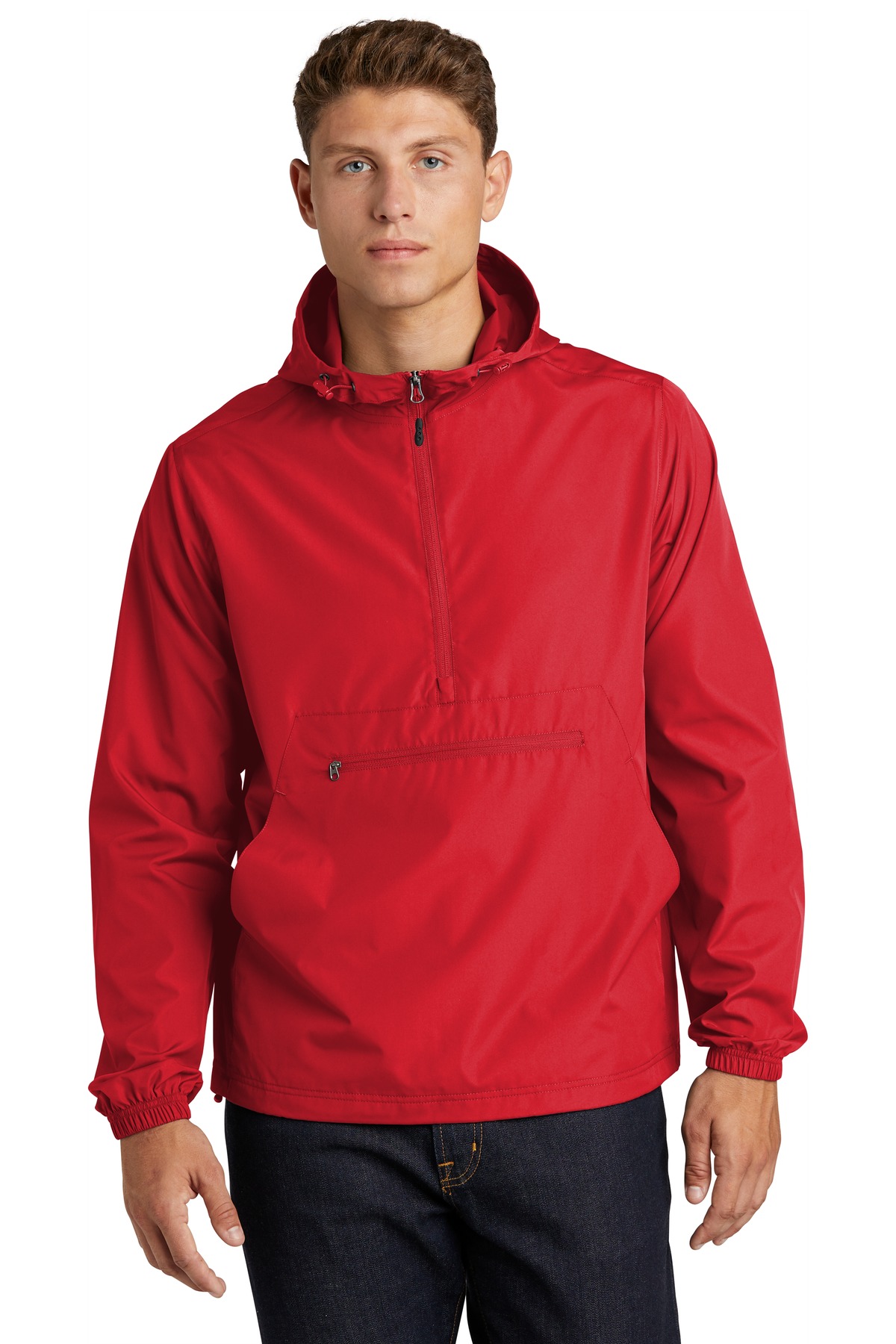 JST66 Sport-Tek Packable Anorak. Zoom Image