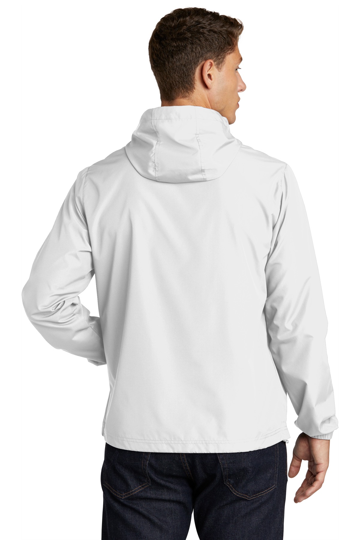 JST66 Sport-Tek Packable Anorak - Back Image