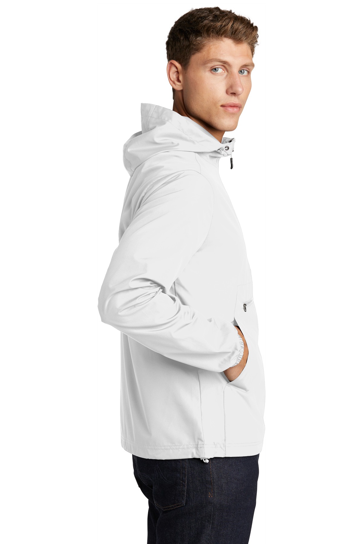 JST66 Sport-Tek Packable Anorak - Siide Image