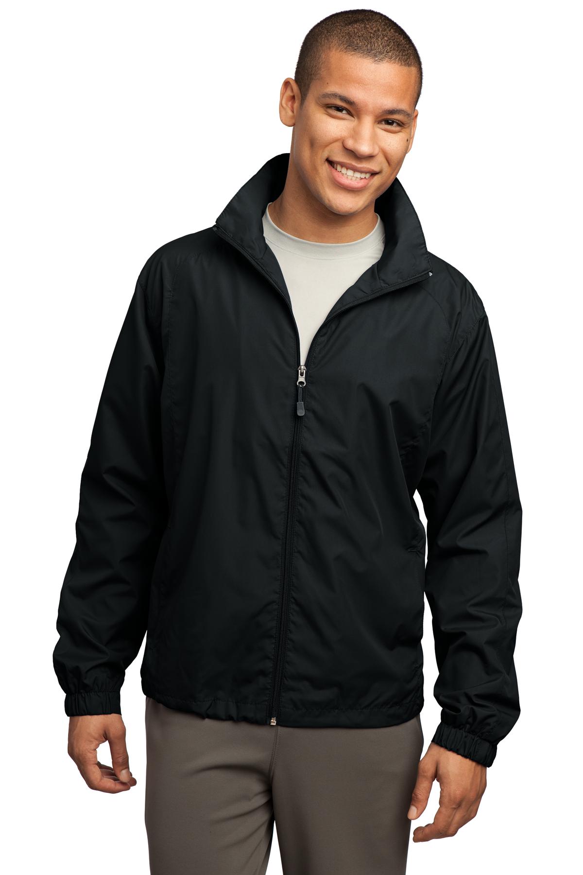 JST70 Sport-Tek Full-Zip Wind Jacket.