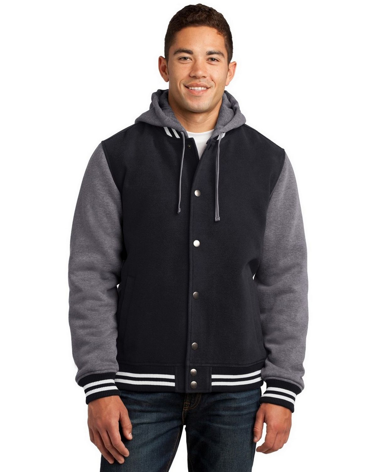 JST82 Sport-Tek Insulated Letterman Jacket