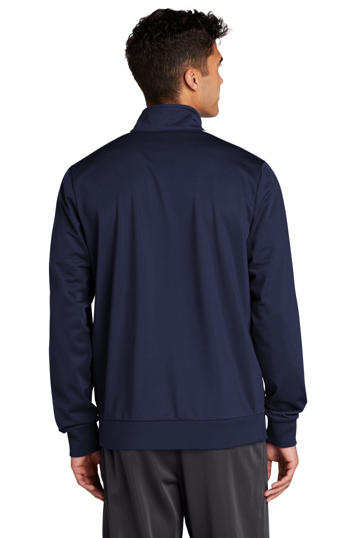JST94 Sport-Tek Tricot Track Jacket - Back Image