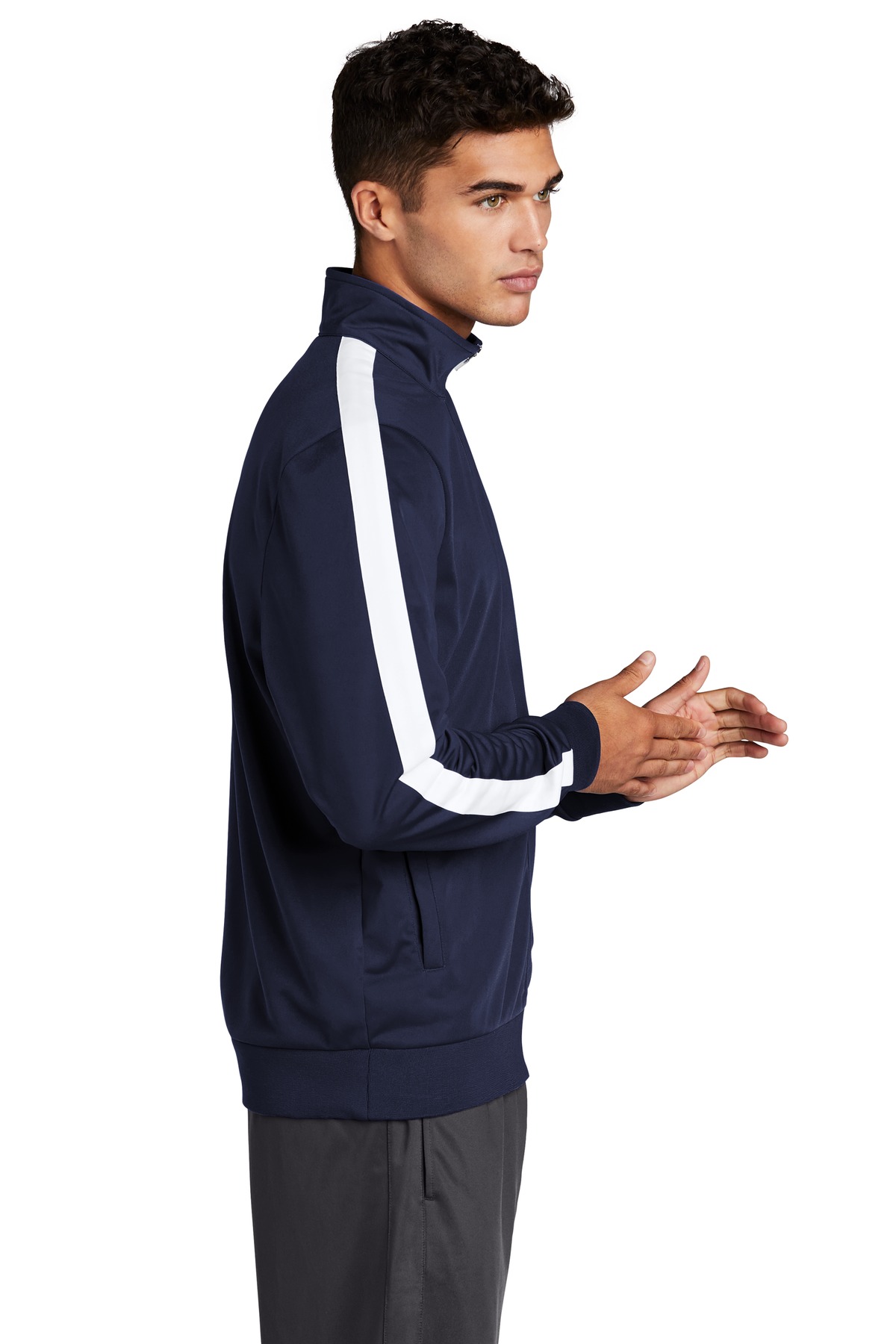 JST94 Sport-Tek Tricot Track Jacket - Siide Image