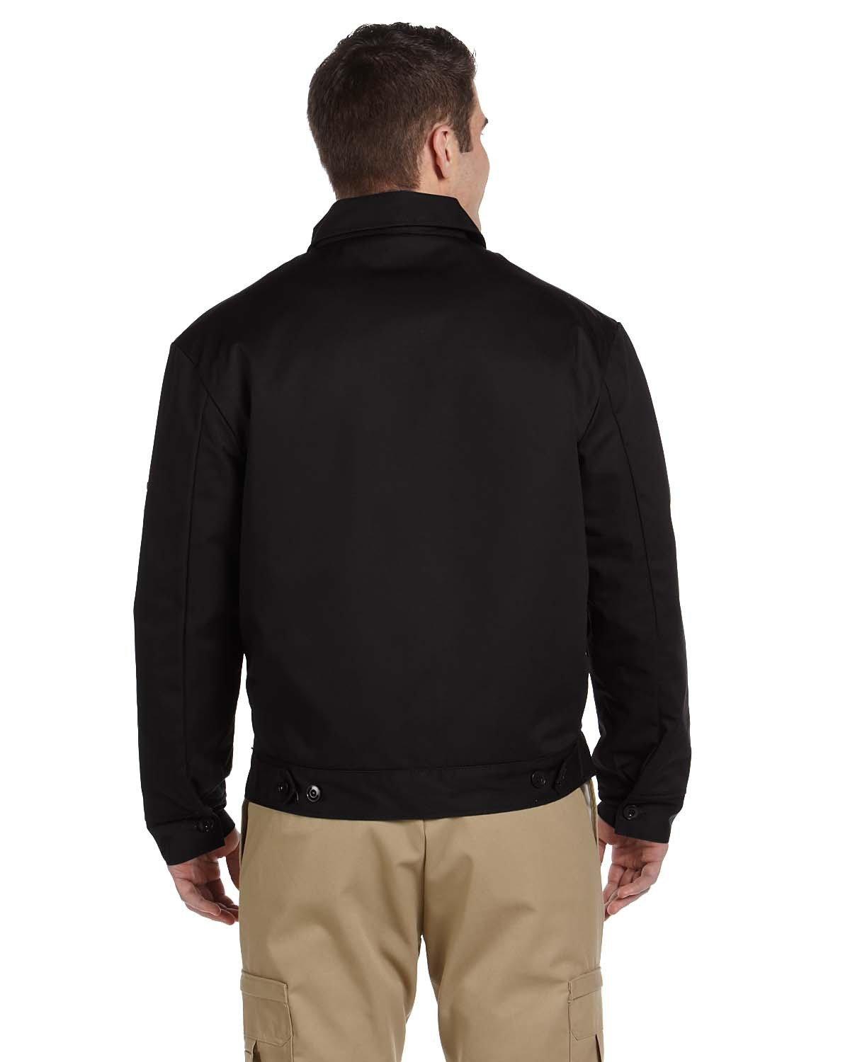 JT15 Dickies Mens Lined Eisenhower Jacket - Back Image