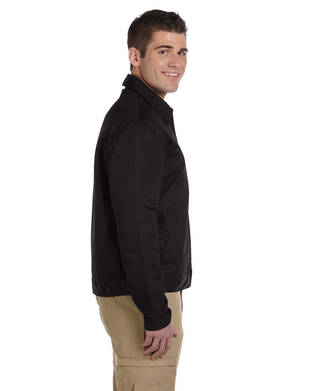 JT15 Dickies Mens Lined Eisenhower Jacket - Siide Image