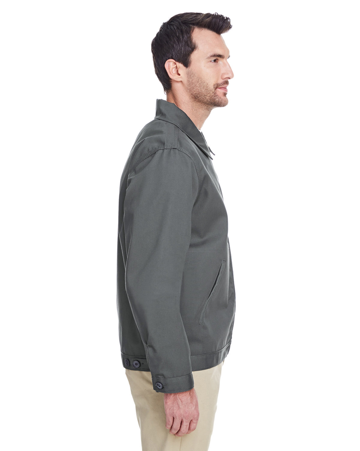 JT75 Dickies Mens Unlined Eisenhower Jacket - Siide Image