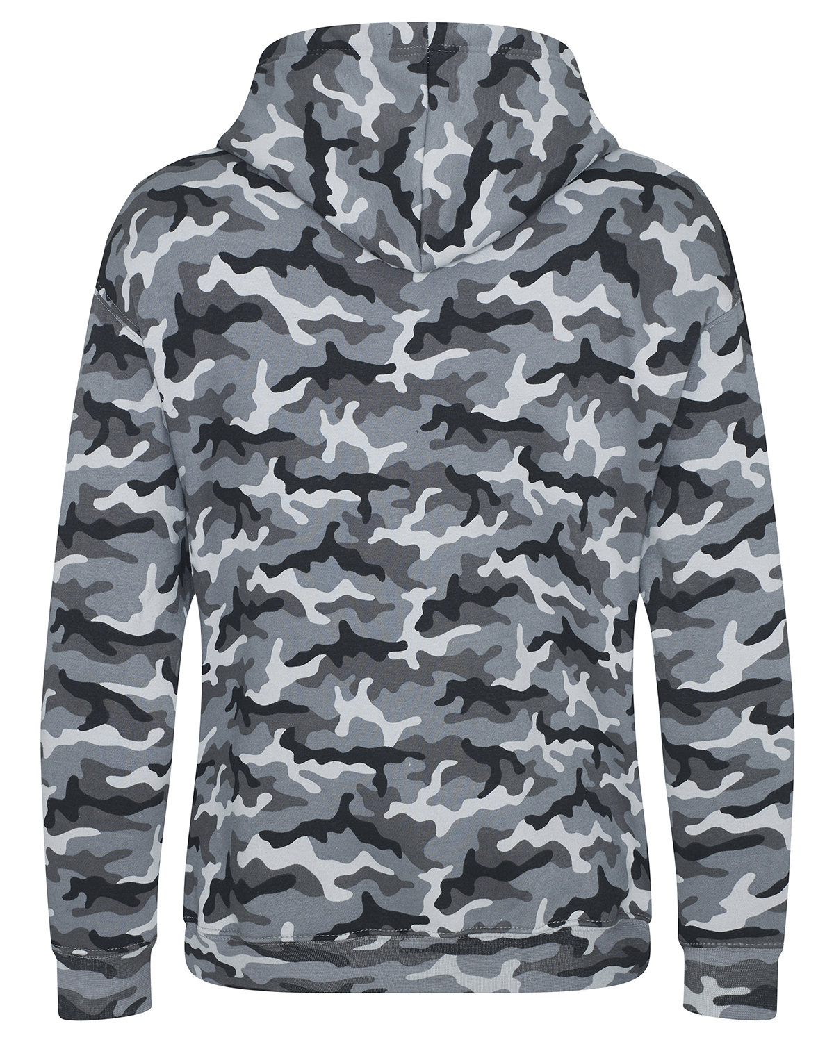 JHA014 Just Hoods By AWDis Unisex Camo Hoodie - Back Image