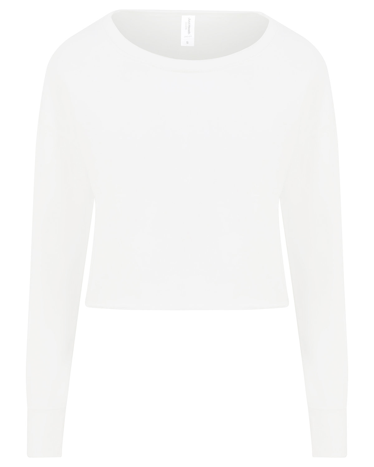 JHA035 Just Hoods By AWDis Ladies Cropped Pullover Sweatshirt Zoom Image