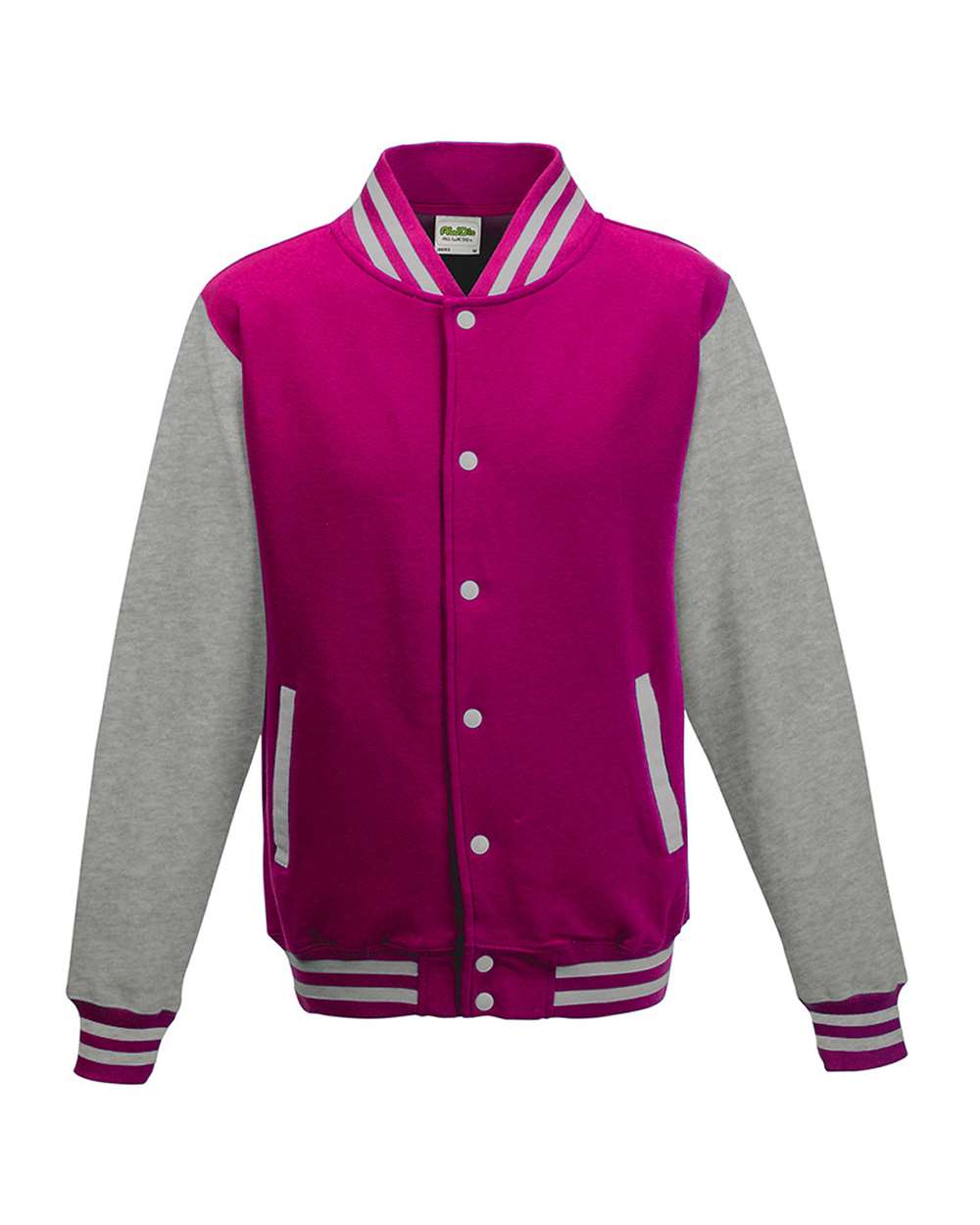 JHY043 Just Hoods By AWDis Youth 80/20 Heavyweight Letterman Jacket JHY043 Just Hoods By AWDis Youth 80/20 Heavyweight Letterman Jacket