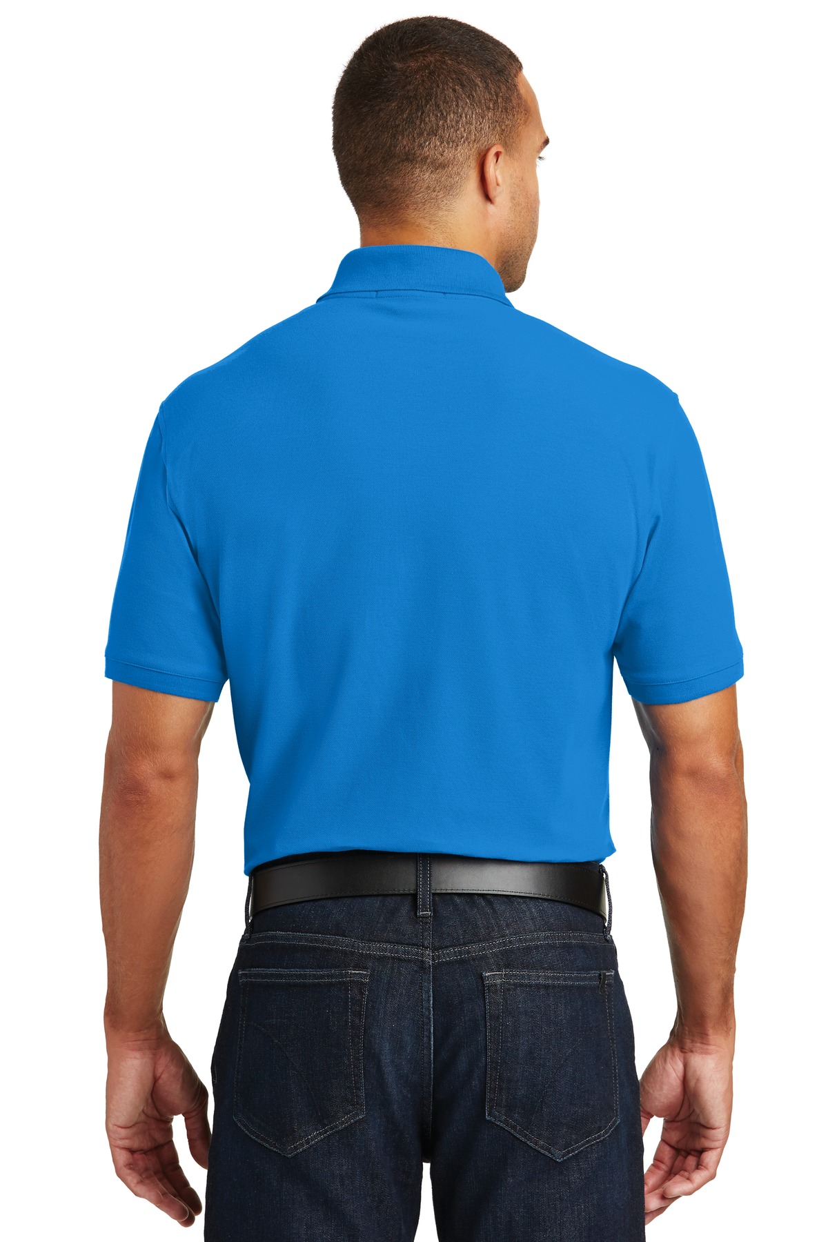 K100 Port Authority Core Classic Pique Polo. - Back Image