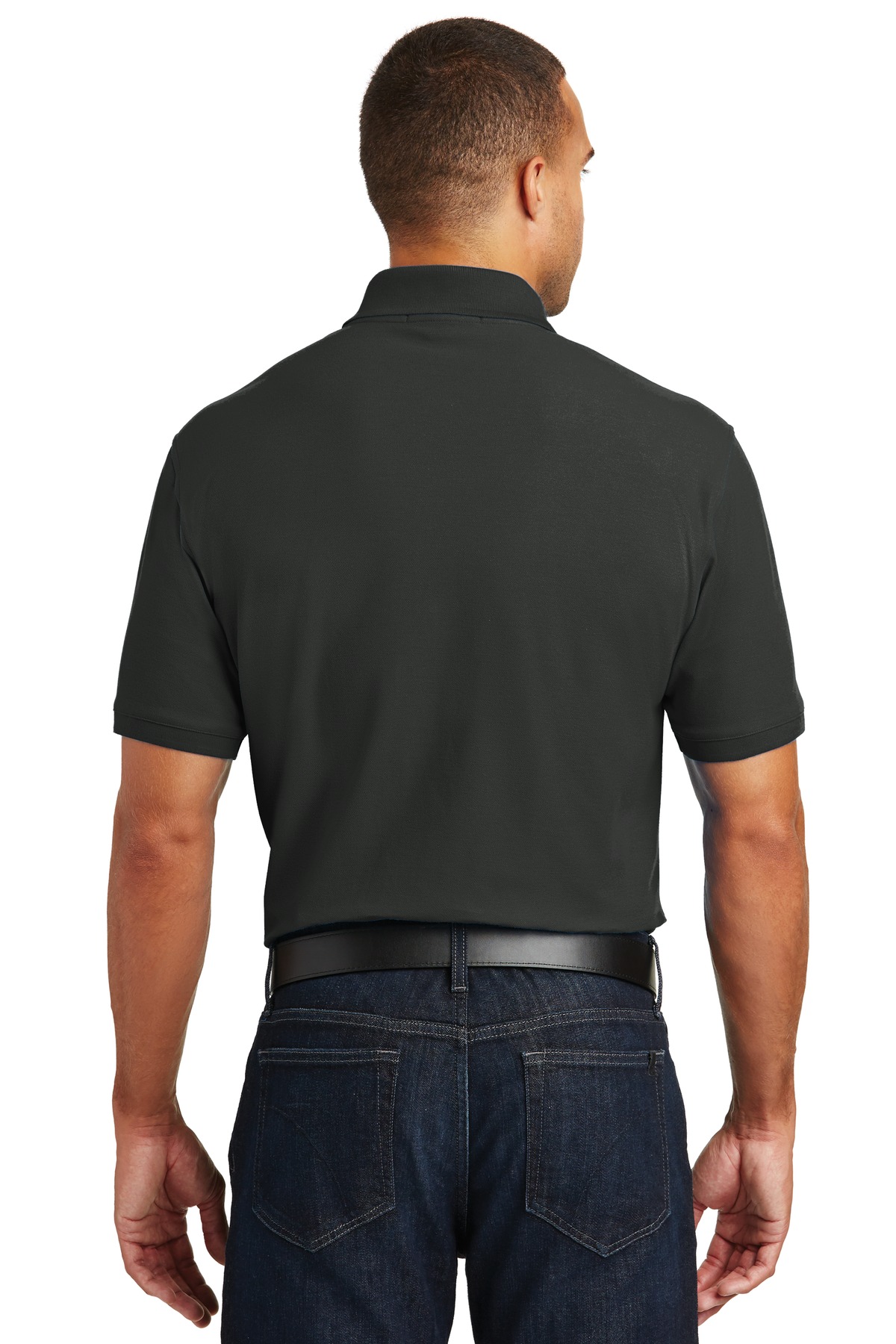 K100 Port Authority Core Classic Pique Polo. - Back Image