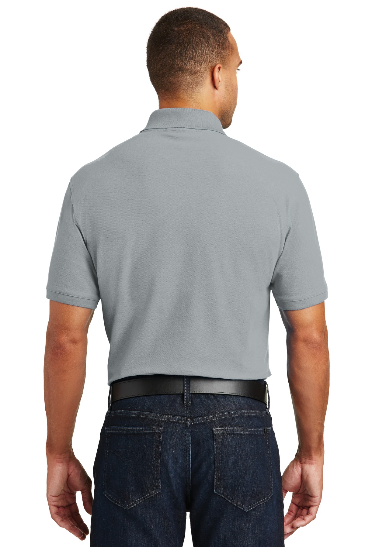 K100 Port Authority Core Classic Pique Polo. - Back Image