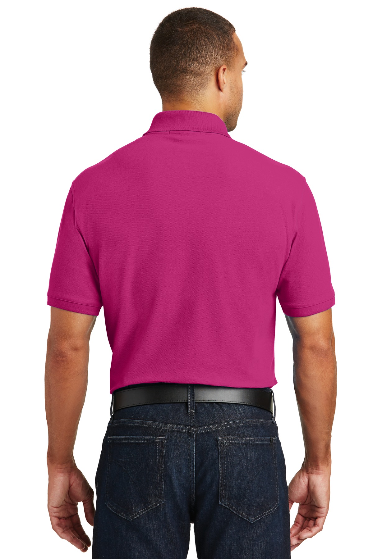 K100 Port Authority Core Classic Pique Polo. - Back Image