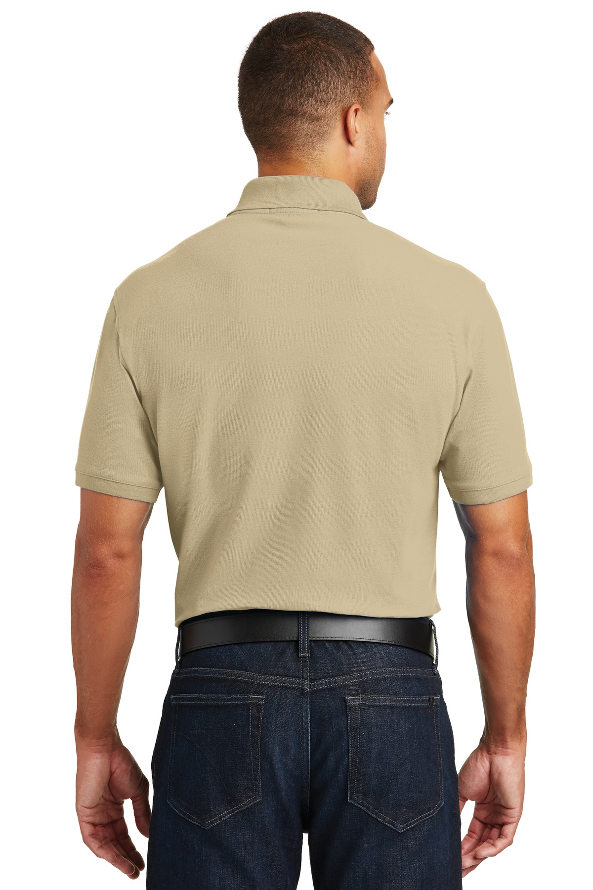 K100 Port Authority Core Classic Pique Polo. - Back Image