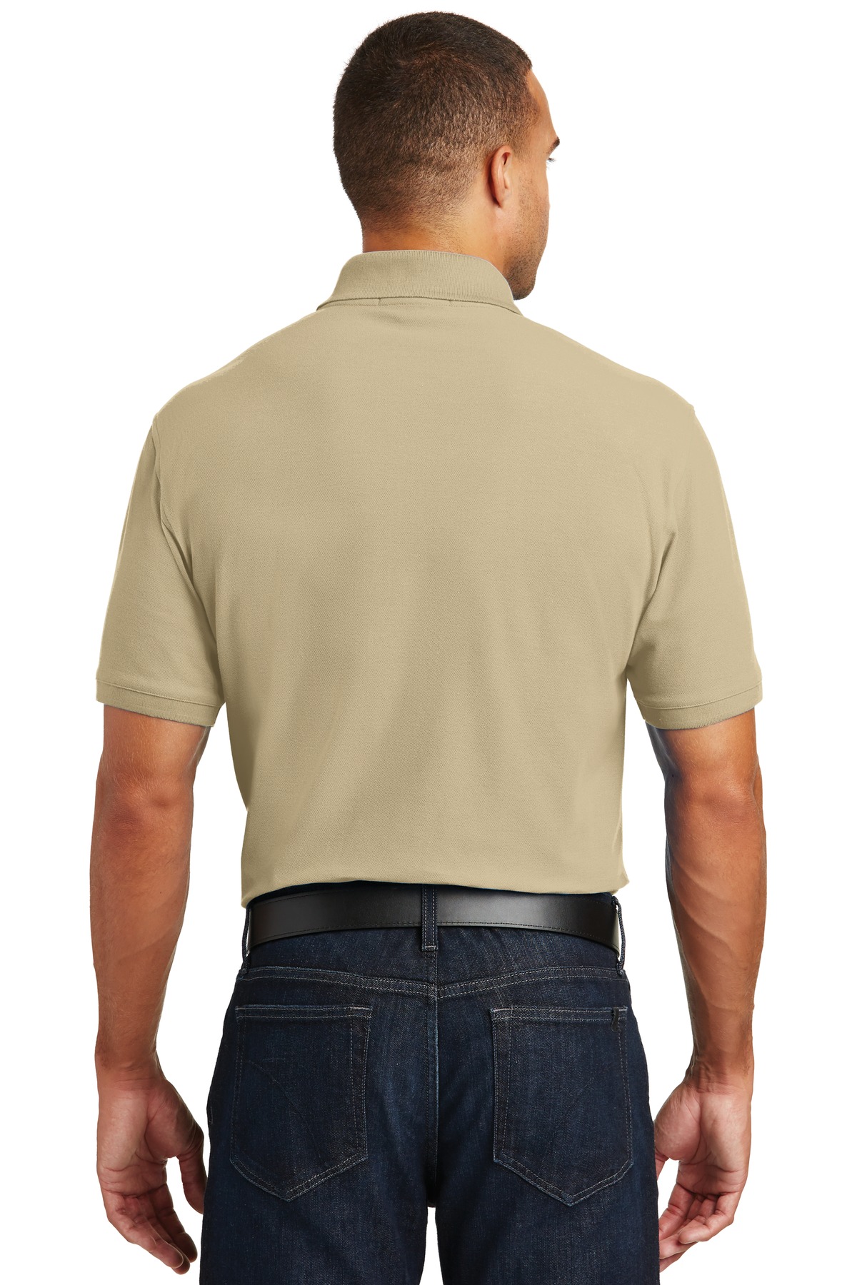 K100P Port Authority Core Classic Pique Pocket Polo. - Back Image