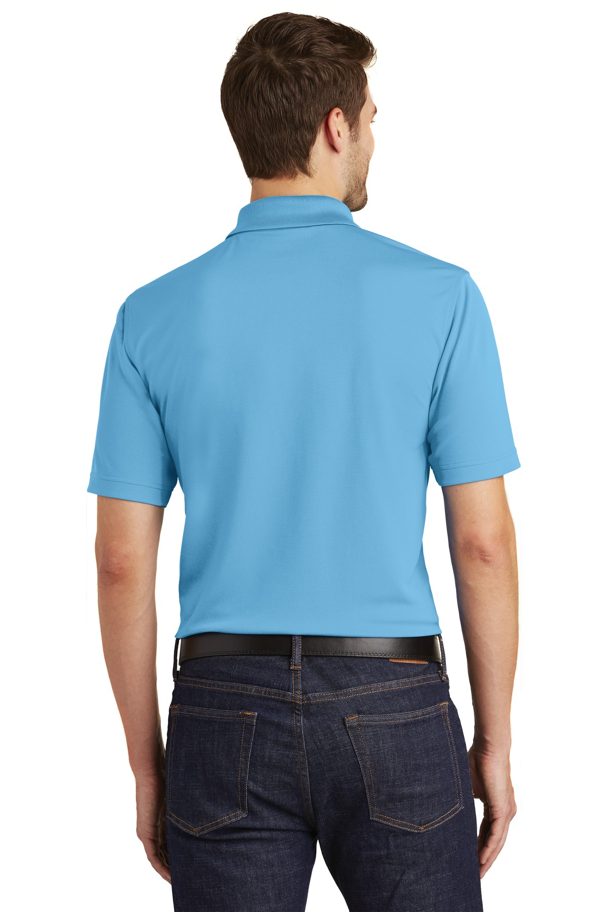 K110 Port Authority Dry Zone UV Micro-Mesh Polo. - Back Image
