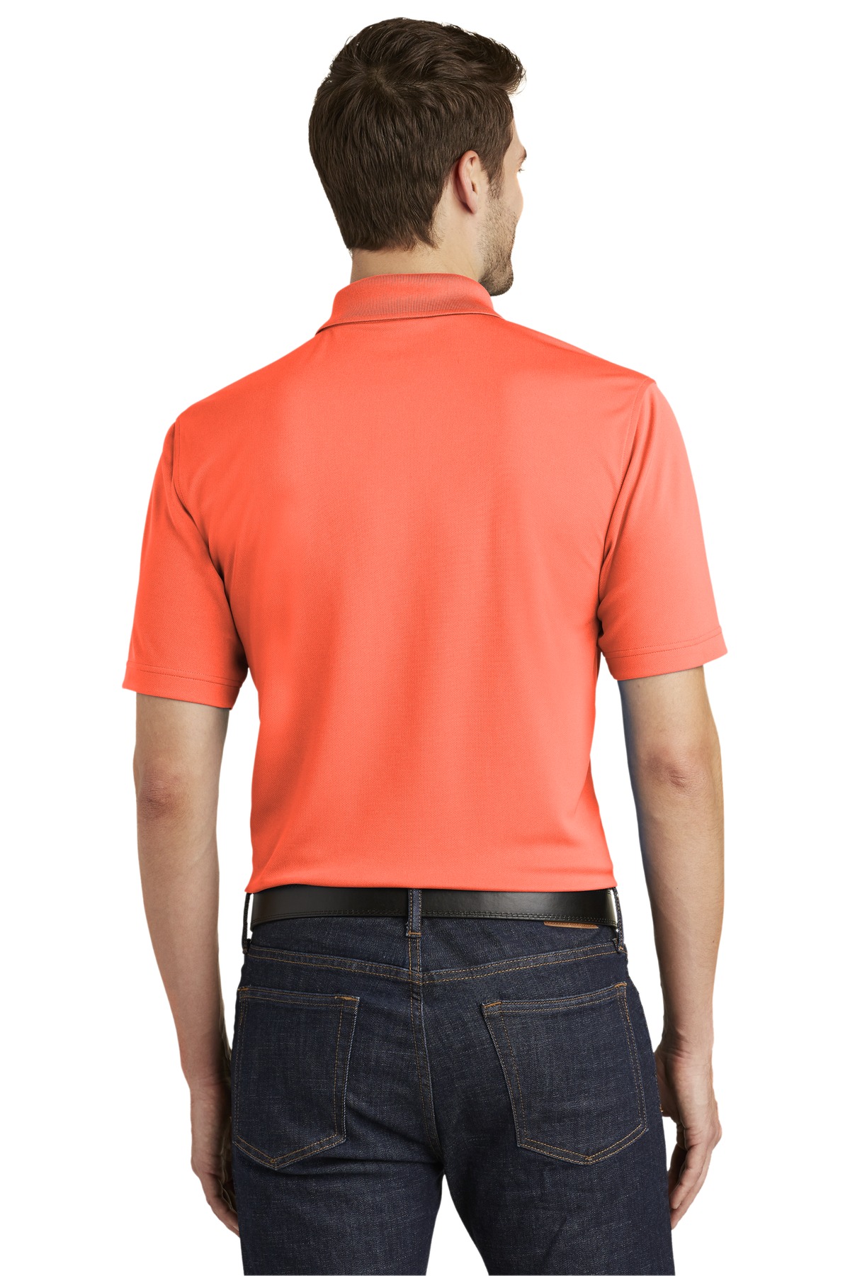 K110 Port Authority Dry Zone UV Micro-Mesh Polo - Back Image