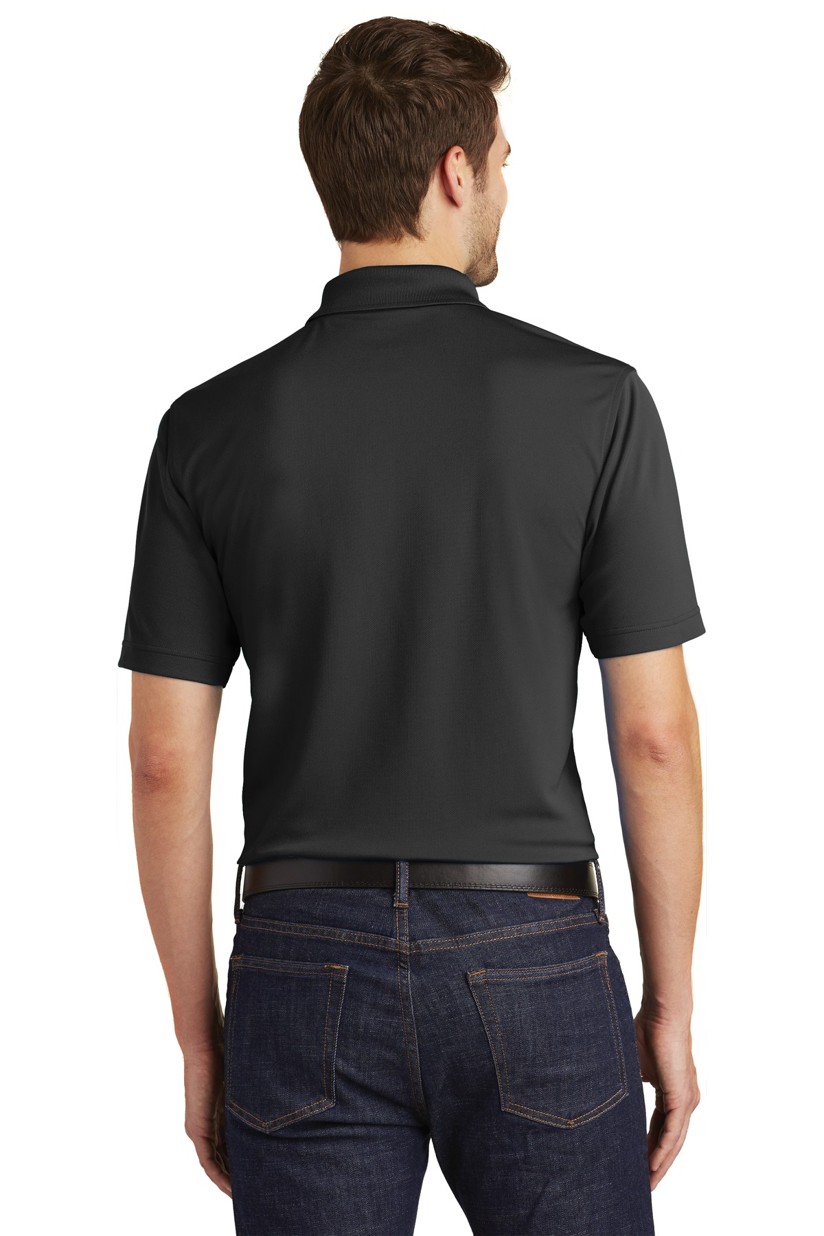 K110 Port Authority Dry Zone UV Micro-Mesh Polo. - Back Image