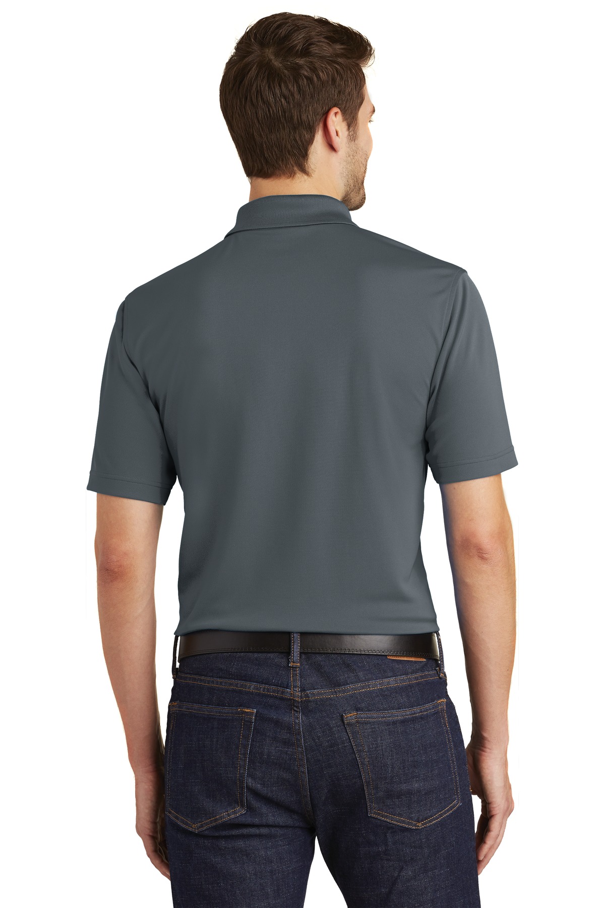 K110 Port Authority Dry Zone UV Micro-Mesh Polo. - Back Image