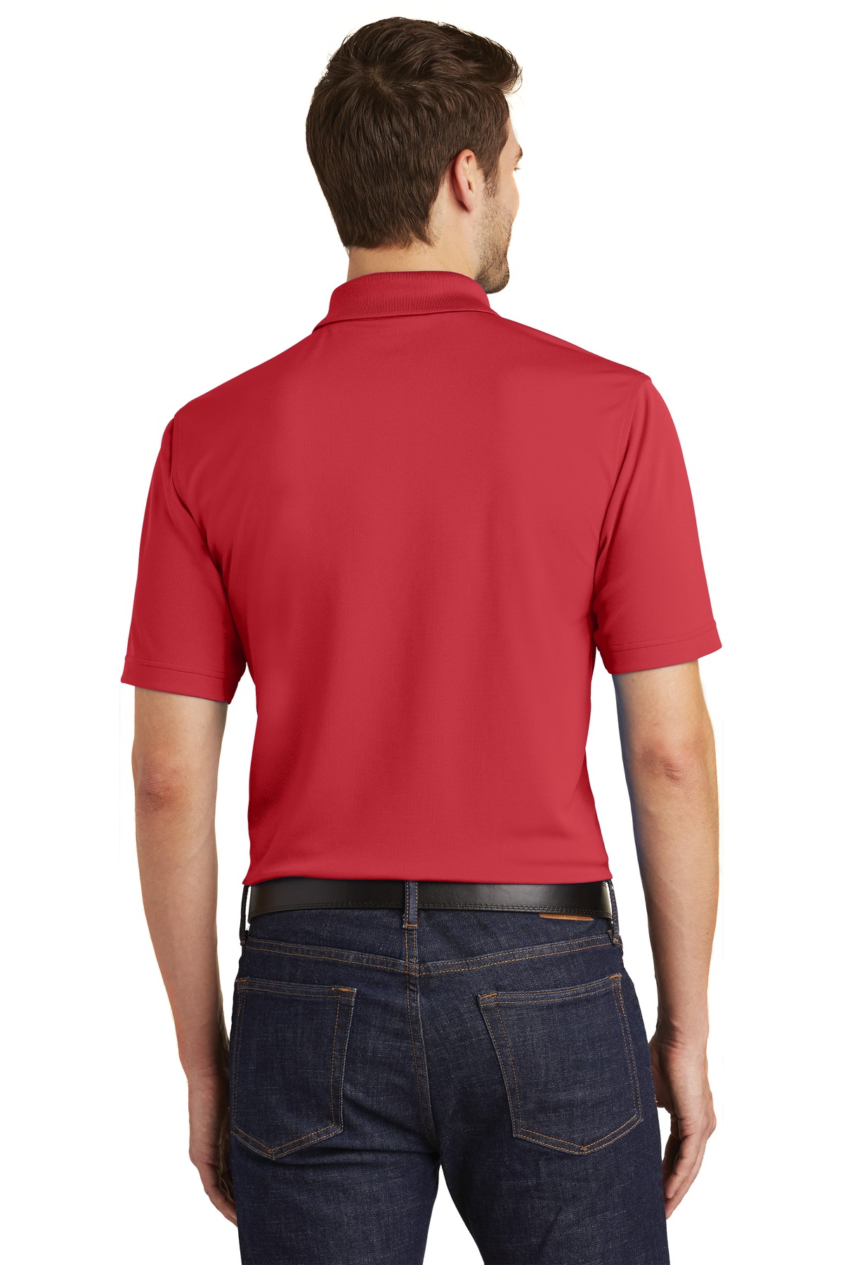 K110 Port Authority Dry Zone UV Micro-Mesh Polo. - Back Image