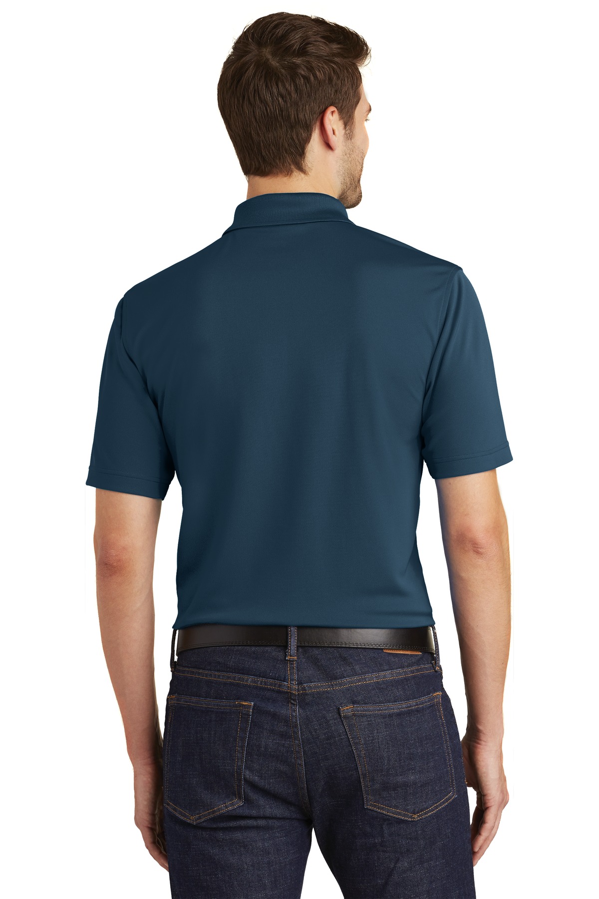 K110 Port Authority Dry Zone UV Micro-Mesh Polo - Back Image