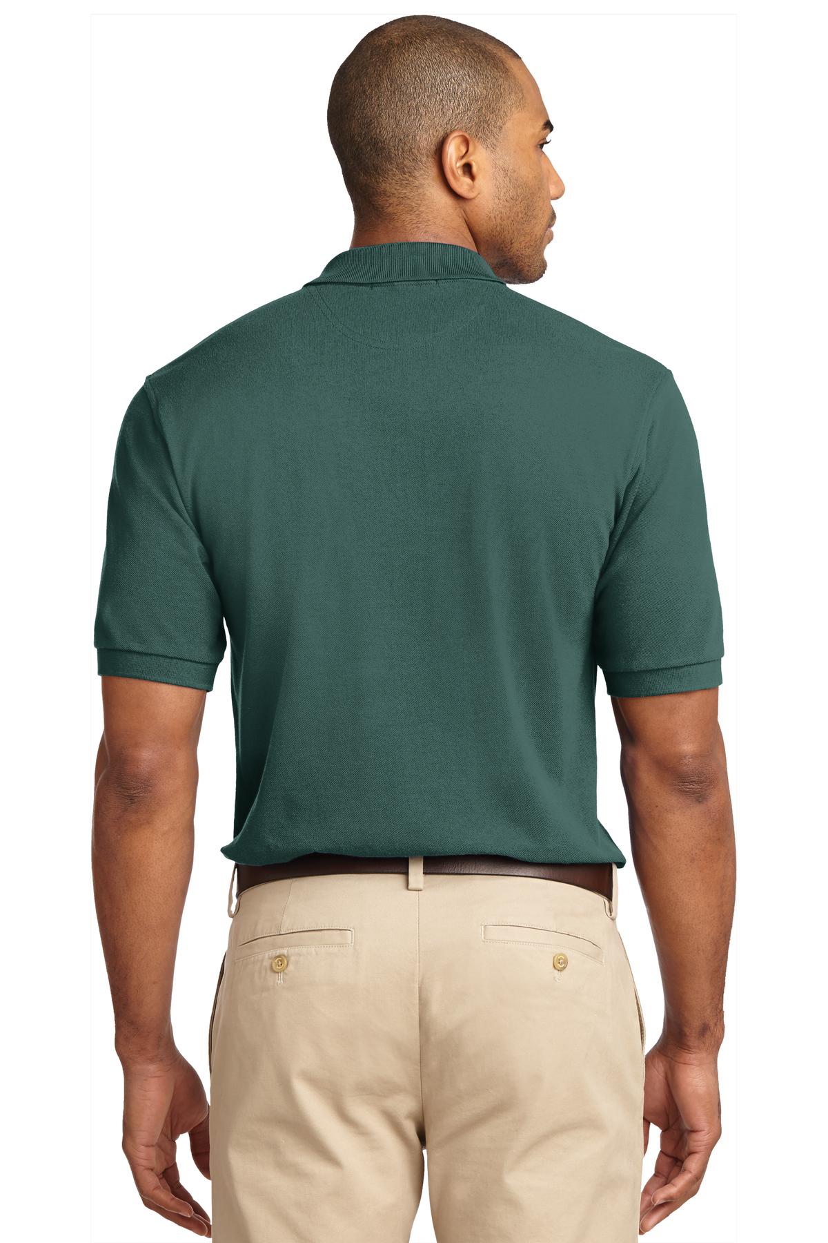 Port Authority Direct to Film (DTF) K420 Heavyweight Cotton Pique Polo Port Authority Direct to Film (DTF) K420 Heavyweight Cotton Pique Polo - Back Image