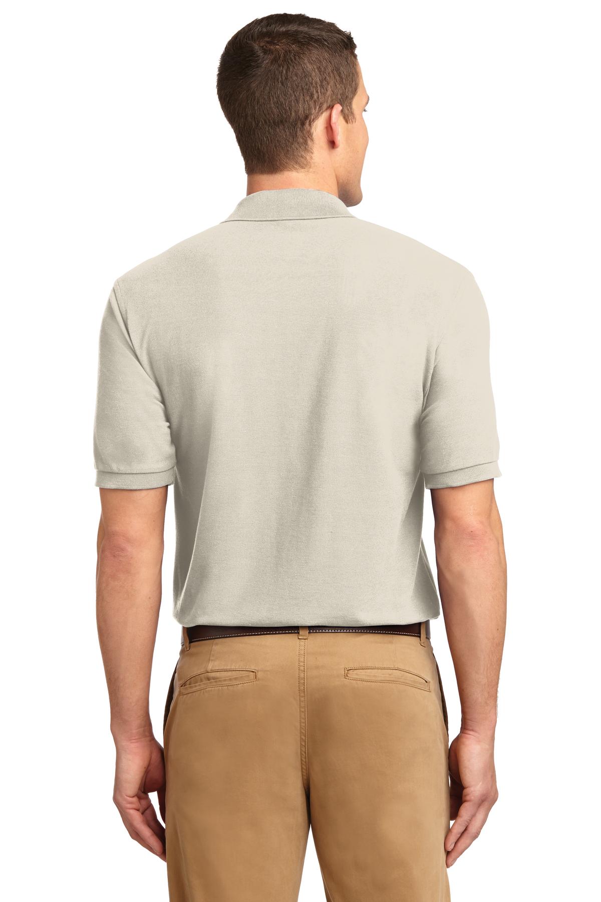 K500 Port Authority Silk Touch Polo. K500 Port Authority Silk Touch Polo. - Back Image