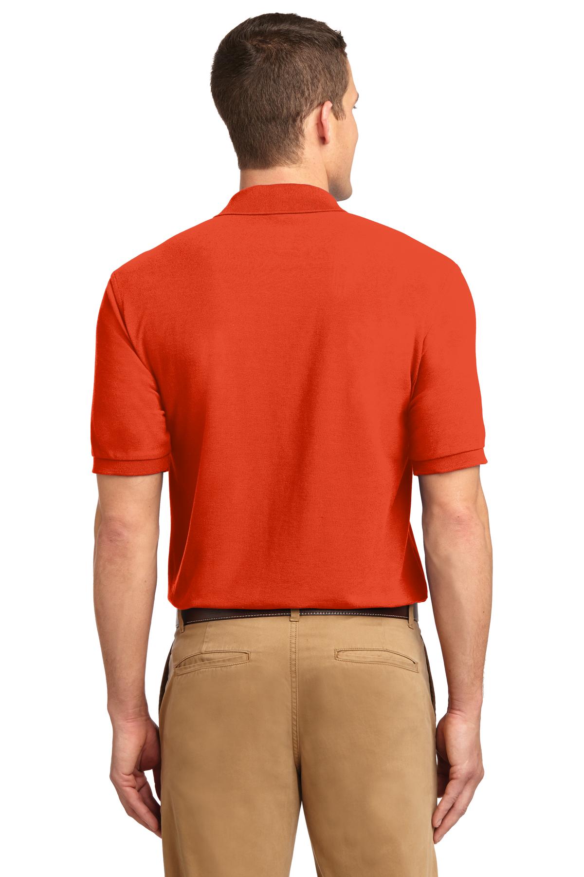 K500 Port Authority Silk Touch Polo. - Back Image
