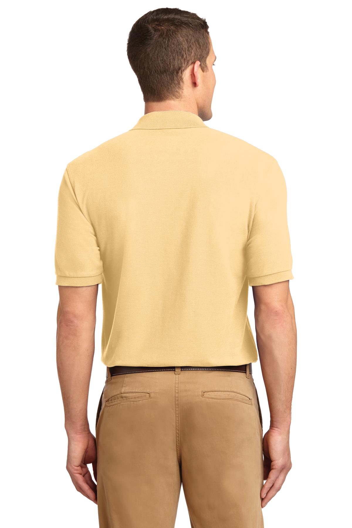 K500ES Port Authority Extended Size Silk Touch Polo - Back Image