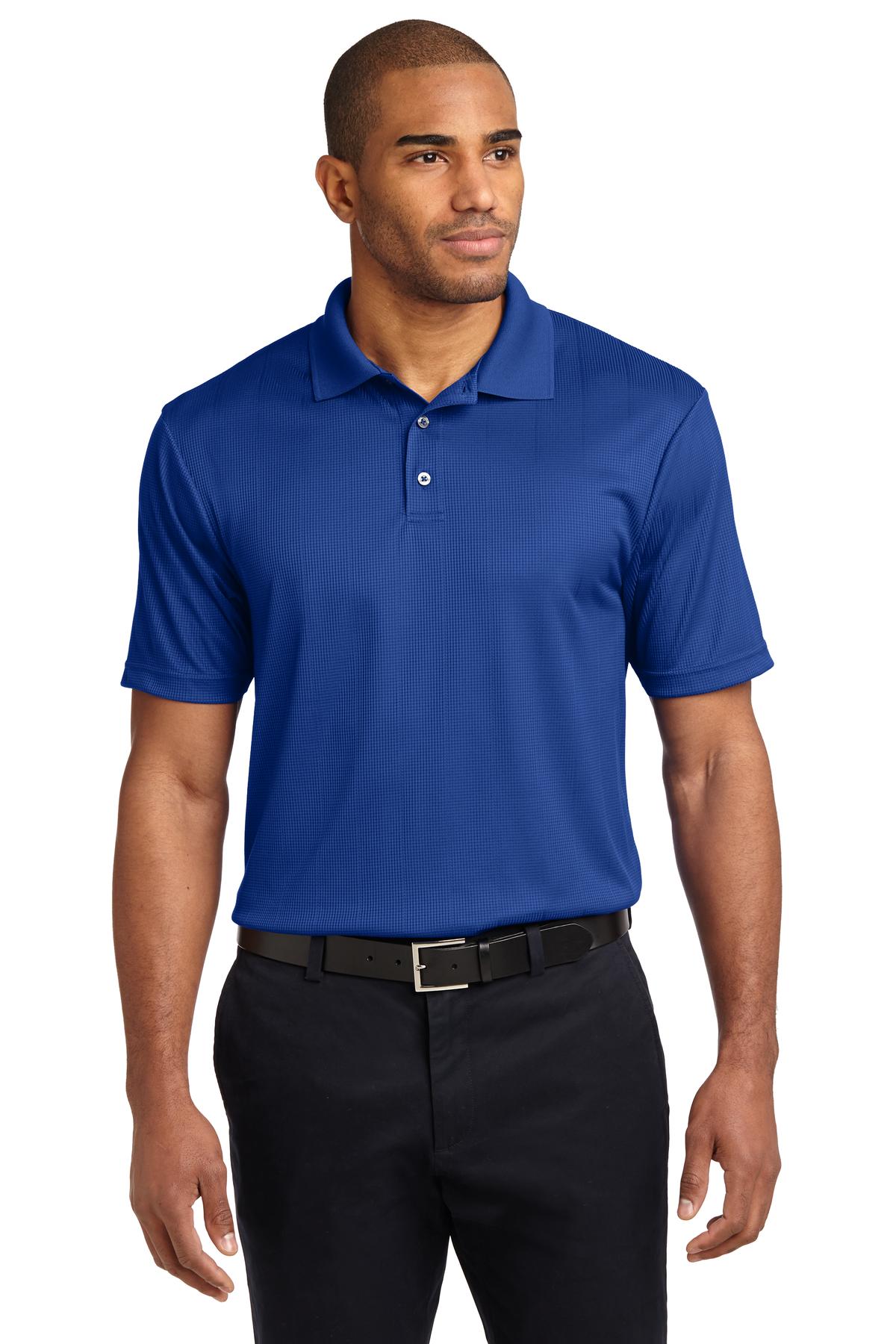 K528 Port Authority Performance Fine Jacquard Polo