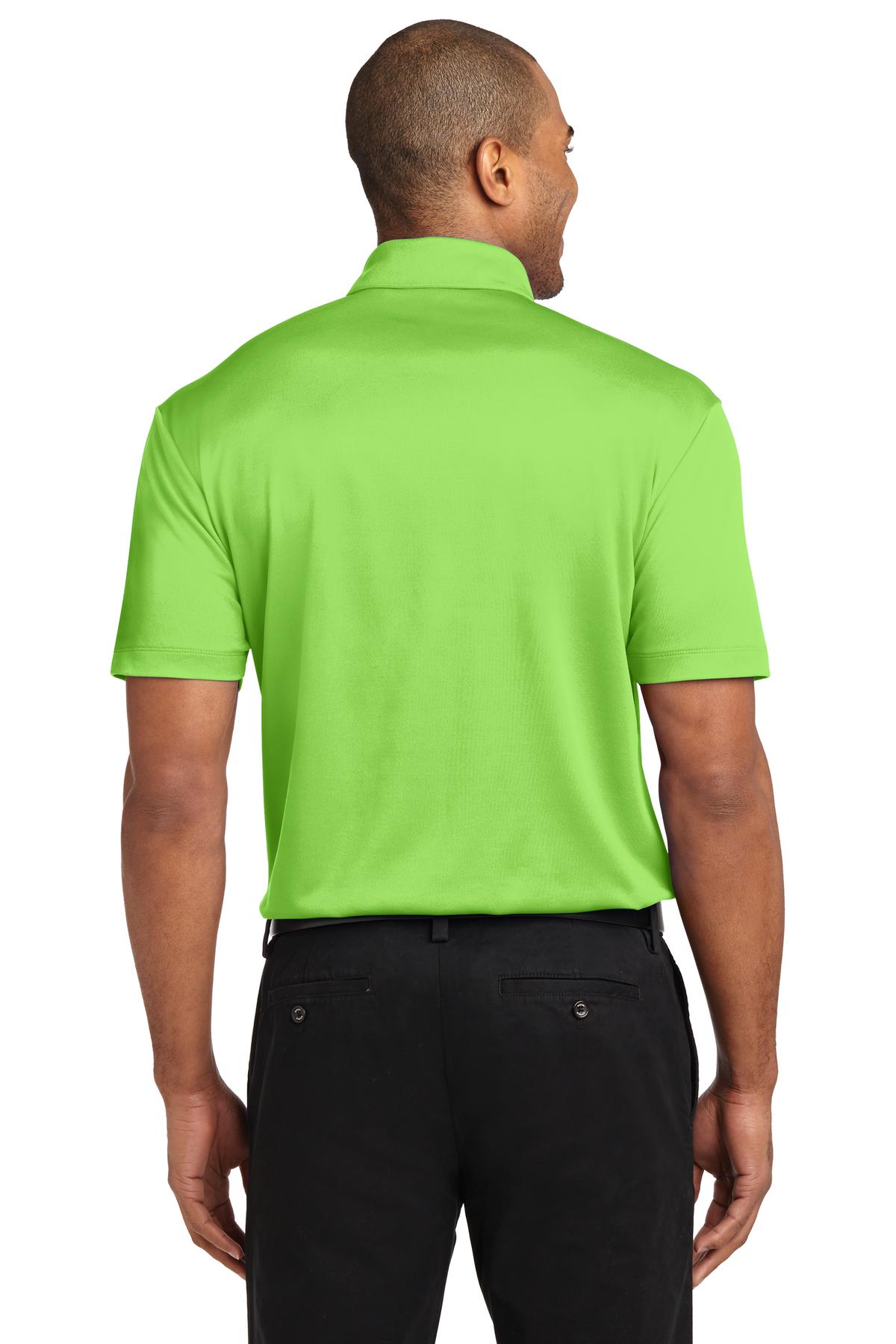K540P Port Authority Silk Touch Performance Pocket Polo. - Back Image