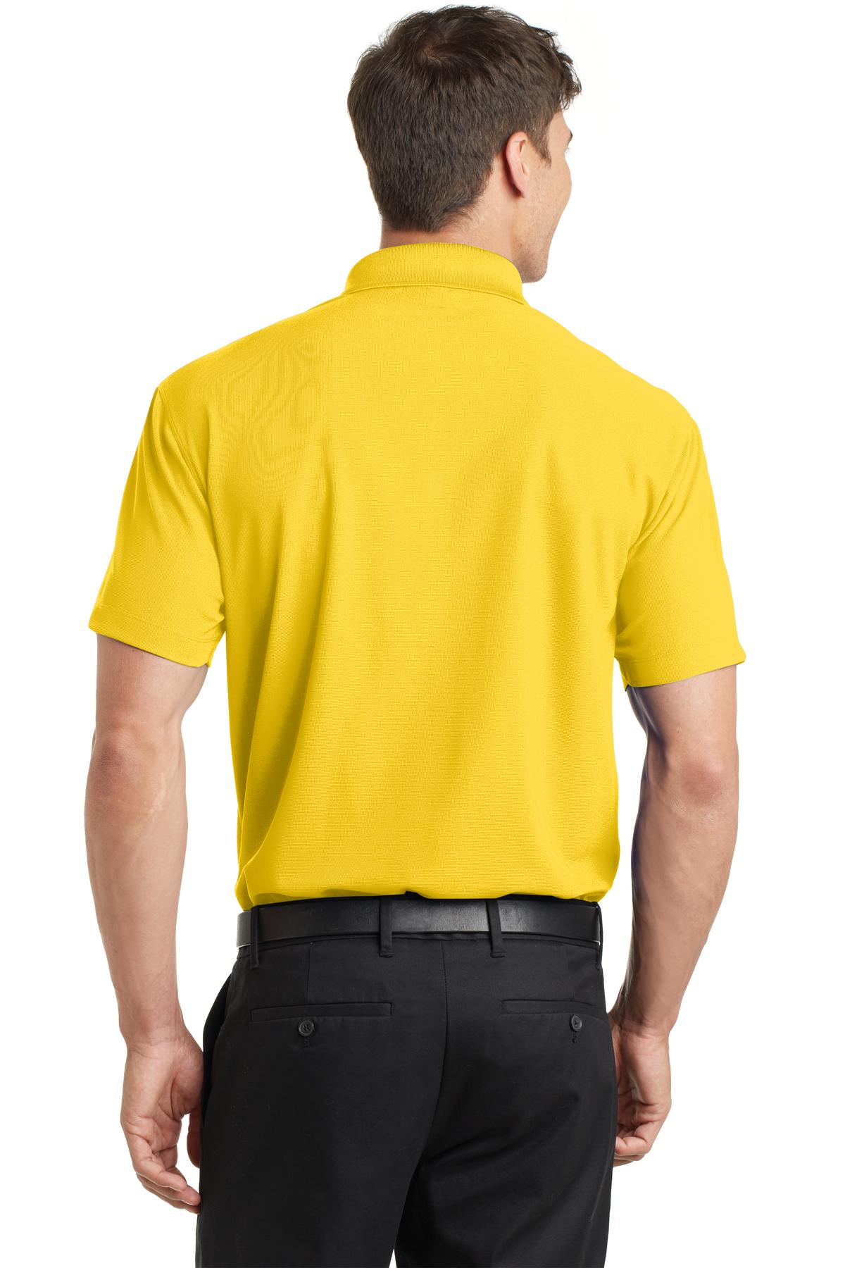 K572 Port Authority Dry Zone Grid Polo. - Back Image