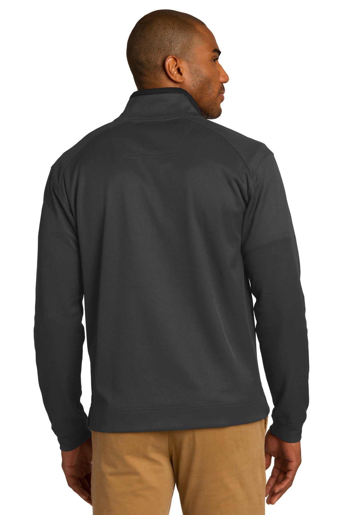 K805 Port Authority Vertical Texture 1/4-Zip Pullover K805 Port Authority Vertical Texture 1/4-Zip Pullover - Back Image