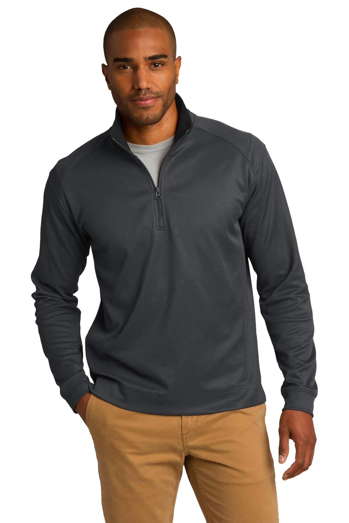 K805 Port Authority Vertical Texture 1/4-Zip Pullover K805 Port Authority Vertical Texture 1/4-Zip Pullover
