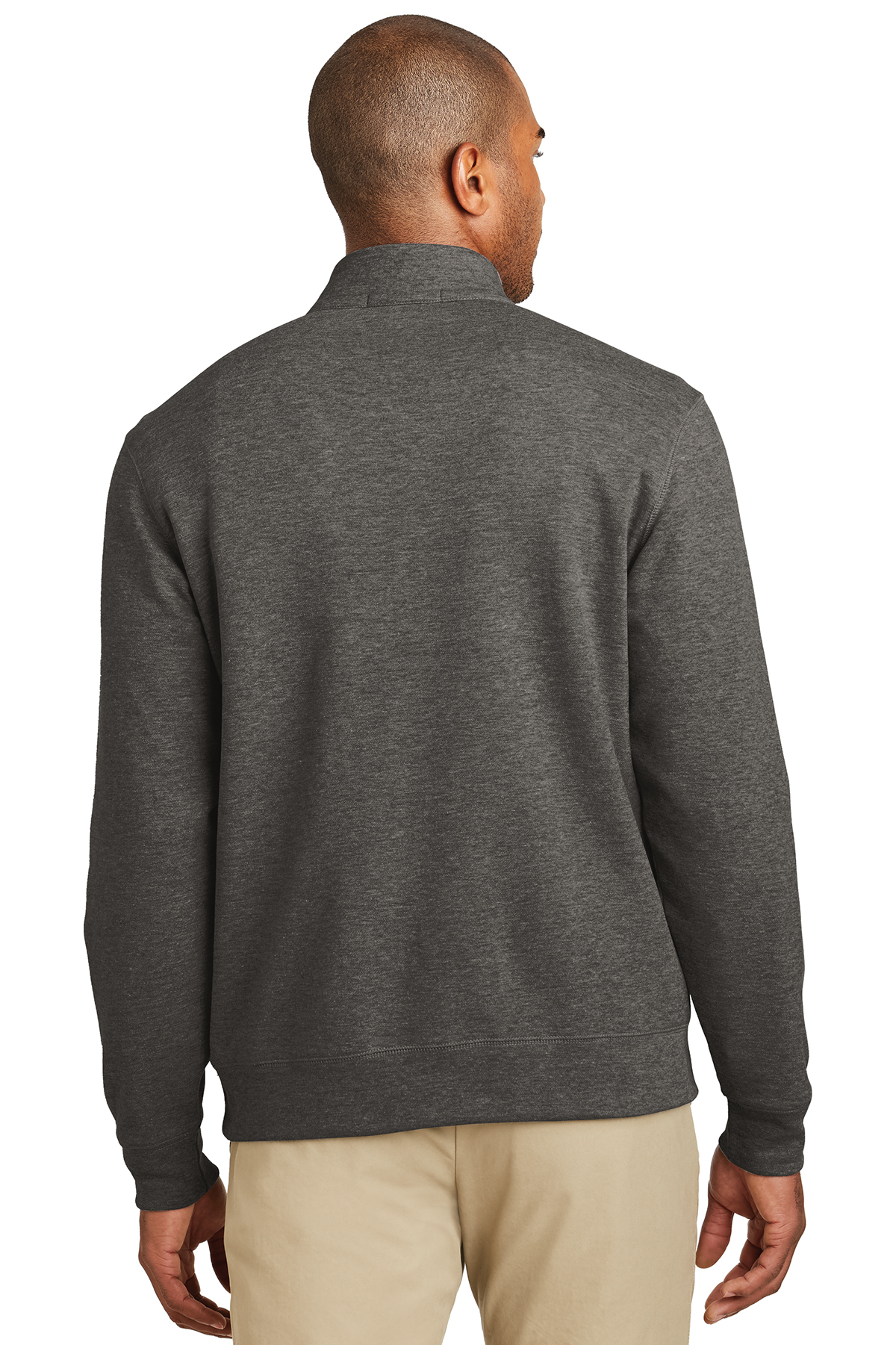 K807 Port Authority Interlock 1/4-Zip K807 Port Authority Interlock 1/4-Zip - Back Image