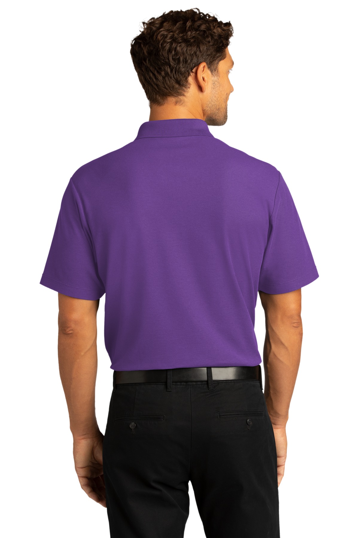 K810 Port Authority SuperPro React Polo. - Back Image