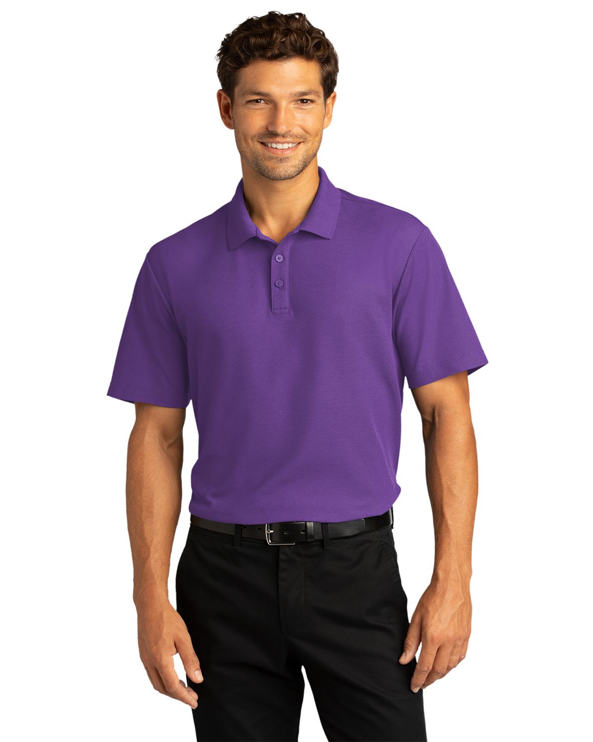K810 Port Authority SuperPro React Polo.