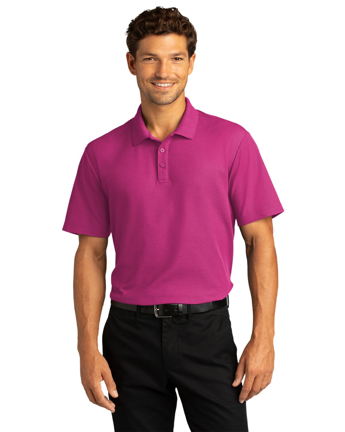 K810 Port Authority SuperPro React Polo. Zoom Image