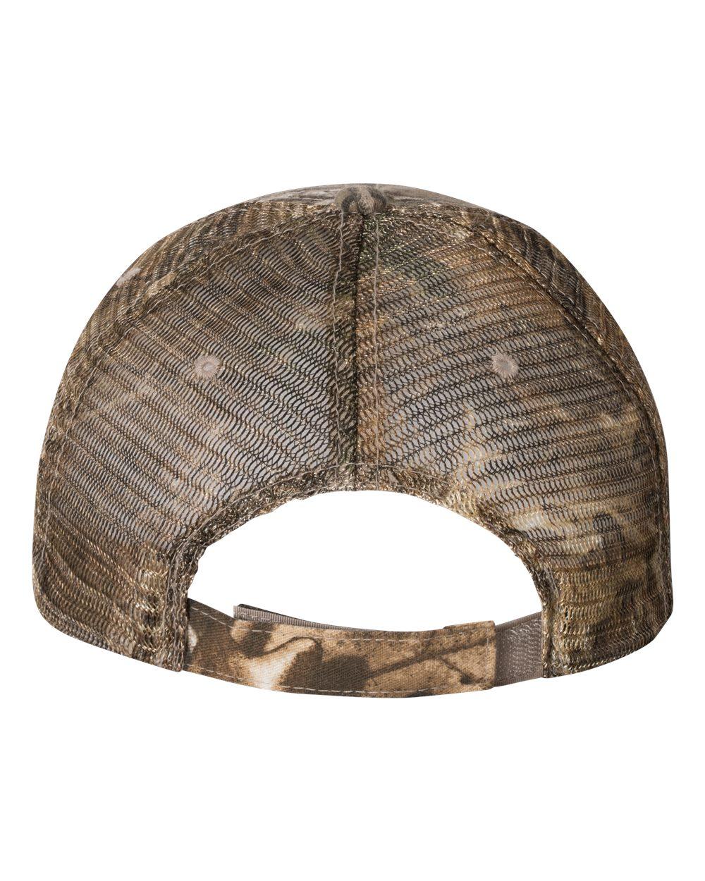 LC101V Kati Washed Mesh-Back Cap - Back Image