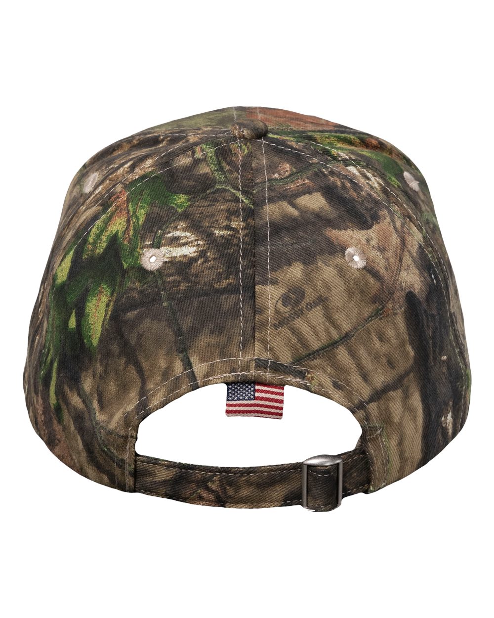 LC350 Kati Camo Woven USA Flag Cap - Back Image